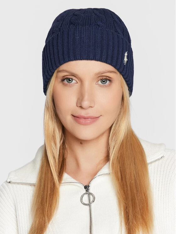 Polo Ralph Lauren Γυναίκες Χειμωνιάτικοι Σκούφοι Σκούφος 455888196002 Σκούρο μπλε 3 Polo Ralph Lauren Γυναίκες Χειμωνιάτικοι Σκούφοι Σκούφος 455888196002 Σκούρο μπλε