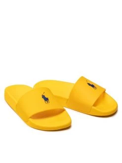 Polo Ralph Lauren Γυναίκες Παντόφλες Polo Silde 809860988002 Κίτρινο -Polo Ralph Lauren Κατάστημα unnamed file 1181