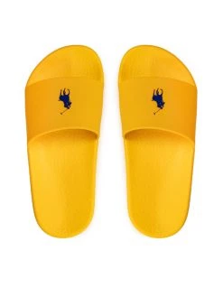 Polo Ralph Lauren Γυναίκες Παντόφλες Polo Silde 809860988002 Κίτρινο -Polo Ralph Lauren Κατάστημα unnamed file 1182