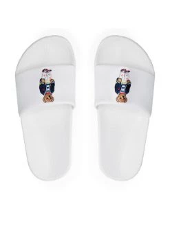 Polo Ralph Lauren Γυναίκες Παντόφλες Polo Slide 809861591003 Λευκό -Polo Ralph Lauren Κατάστημα unnamed file 1212
