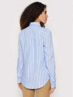 Polo Ralph Lauren Γυναίκες Casual Πουκάμισα Πουκάμισο 211780668013 Μπλε Relaxed Fit -Polo Ralph Lauren Κατάστημα unnamed file 1277