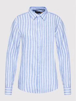 Polo Ralph Lauren Γυναίκες Casual Πουκάμισα Πουκάμισο 211780668013 Μπλε Relaxed Fit -Polo Ralph Lauren Κατάστημα unnamed file 1279