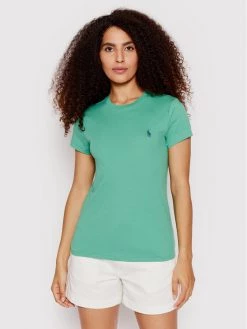 Polo Ralph Lauren Γυναίκες T-shirts T-Shirt 211847073021 Πράσινο Regular Fit
