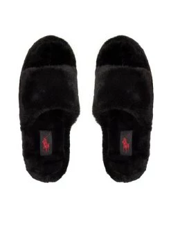 Polo Ralph Lauren Γυναίκες Παντόφλες Σπιτιού Fur Slide RF103304 Μαύρο -Polo Ralph Lauren Κατάστημα unnamed file 1334