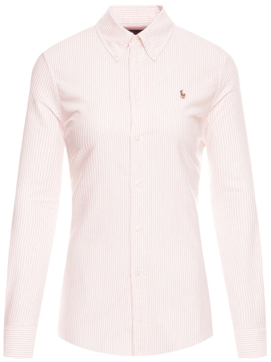 Polo Ralph Lauren Γυναίκες Casual Πουκάμισα Πουκάμισο Washed Oxford 211743355 Ροζ Slim Fit 7 Polo Ralph Lauren Γυναίκες Casual Πουκάμισα Πουκάμισο Washed Oxford 211743355 Ροζ Slim Fit - Image 5