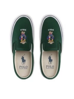 Polo Ralph Lauren Γυναίκες Κοντά Sneakers Πάνινα παπούτσια Keaton 816877739002 Πράσινο -Polo Ralph Lauren Κατάστημα unnamed file 1454
