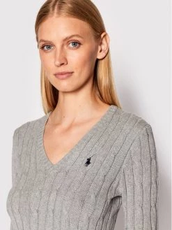 Polo Ralph Lauren Γυναίκες Πουλόβερ 211865423001 Γκρι Regular Fit -Polo Ralph Lauren Κατάστημα unnamed file 1469