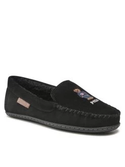 Polo Ralph Lauren Γυναίκες Παντόφλες & Σανδάλια Παντόφλες Σπιτιού Collins Bear RF103884 Μαύρο