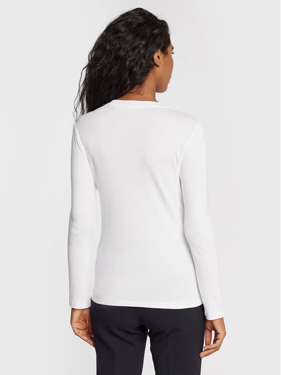 Polo Ralph Lauren Γυναίκες Μπλουζάκια Μπλουζάκι 211814413001 Λευκό Slim Fit 5 Polo Ralph Lauren Γυναίκες Μπλουζάκια Μπλουζάκι 211814413001 Λευκό Slim Fit - Image 3