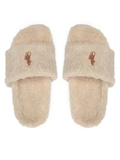 Polo Ralph Lauren Γυναίκες Παντόφλες & Σανδάλια Παντόφλες Σπιτιού Elenore Slide FLF5313ARL Μπεζ -Polo Ralph Lauren Κατάστημα unnamed file 1503