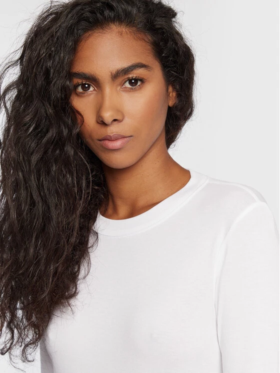 Polo Ralph Lauren Γυναίκες Μπλουζάκια Μπλουζάκι 211814413001 Λευκό Slim Fit 6 Polo Ralph Lauren Γυναίκες Μπλουζάκια Μπλουζάκι 211814413001 Λευκό Slim Fit - Image 4