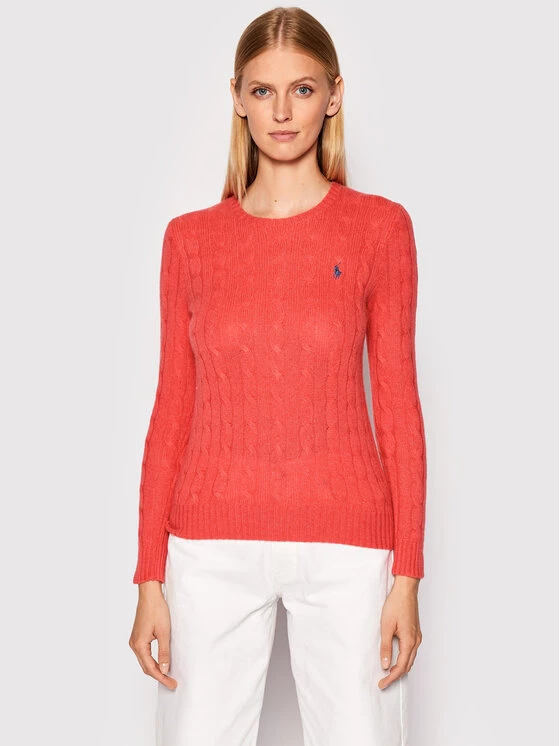 Polo Ralph Lauren Γυναίκες Πουλόβερ 211875831003 Κόκκινο Regular Fit 3 Polo Ralph Lauren Γυναίκες Πουλόβερ 211875831003 Κόκκινο Regular Fit