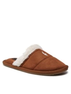 Polo Ralph Lauren Γυναίκες Παντόφλες & Σανδάλια Παντόφλες Σπιτιού Kelcie RF103631 Καφέ