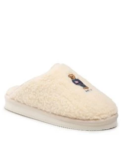Polo Ralph Lauren Γυναίκες Παντόφλες & Σανδάλια Παντόφλες Σπιτιού Kayleigh Scuff II Bear RF103879 Μπεζ