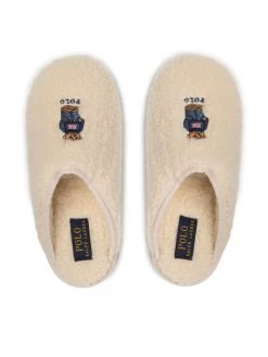 Polo Ralph Lauren Γυναίκες Παντόφλες & Σανδάλια Παντόφλες Σπιτιού Kayleigh Scuff II Bear RF103879 Μπεζ -Polo Ralph Lauren Κατάστημα unnamed file 1563