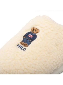 Polo Ralph Lauren Γυναίκες Παντόφλες & Σανδάλια Παντόφλες Σπιτιού Kayleigh Scuff II Bear RF103879 Μπεζ -Polo Ralph Lauren Κατάστημα unnamed file 1564