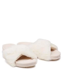 Polo Ralph Lauren Γυναίκες Παντόφλες & Σανδάλια Παντόφλες Σπιτιού Eleone Cross Band Slide FLF5222ARL-CRM Μπεζ -Polo Ralph Lauren Κατάστημα unnamed file 1593