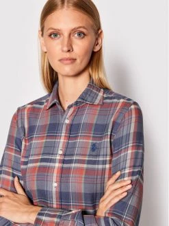 Polo Ralph Lauren Γυναίκες Casual Πουκάμισα Πουκάμισο 211875066001 Σκούρο μπλε Classic Fit -Polo Ralph Lauren Κατάστημα unnamed file 1656