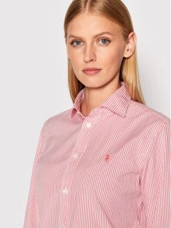 Polo Ralph Lauren Γυναίκες Casual Πουκάμισα Πουκάμισο 211784161030 Ροζ Classic Fit -Polo Ralph Lauren Κατάστημα unnamed file 1707