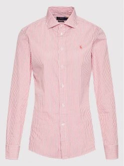 Polo Ralph Lauren Γυναίκες Casual Πουκάμισα Πουκάμισο 211784161030 Ροζ Classic Fit -Polo Ralph Lauren Κατάστημα unnamed file 1708