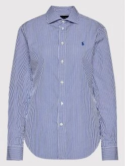Polo Ralph Lauren Γυναίκες Casual Πουκάμισα Πουκάμισο 211784161029 Μπλε Classic Fit -Polo Ralph Lauren Κατάστημα unnamed file 1713
