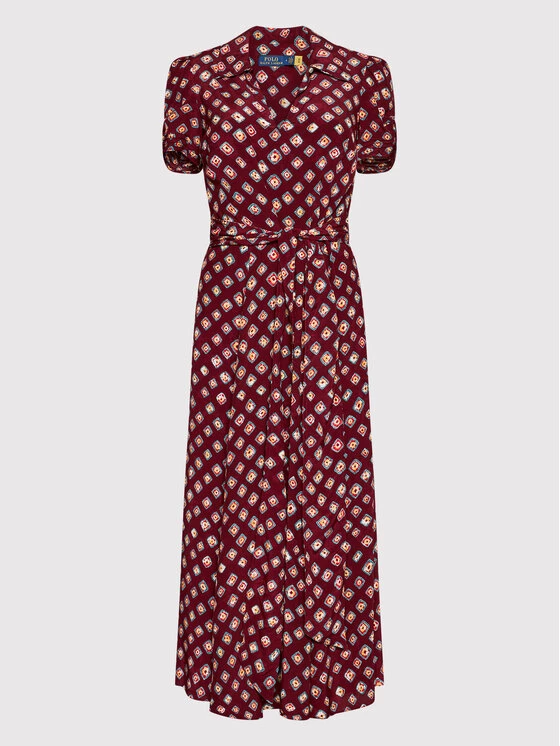 Polo Ralph Lauren Γυναίκες Καθημερινά Φορέματα Φόρεμα καθημερινό 211857037001 Μπορντό Regular Fit 7 Polo Ralph Lauren Γυναίκες Καθημερινά Φορέματα Φόρεμα καθημερινό 211857037001 Μπορντό Regular Fit - Image 5