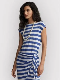 Polo Ralph Lauren Γυναίκες Καθημερινά Φορέματα Φόρεμα καθημερινό 211863418001 Μπλε Regular Fit