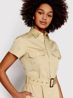 Polo Ralph Lauren Γυναίκες Φορέματα σε Στυλ Πουκάμισο & Σεμιζιέ Φόρεμα πουκάμισο 211857018001 Μπεζ Regular Fit -Polo Ralph Lauren Κατάστημα unnamed file 1860