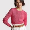 Polo Ralph Lauren Γυναίκες Πουλόβερ 211580009107 Ροζ Slim Fit -Polo Ralph Lauren Κατάστημα unnamed file 1912
