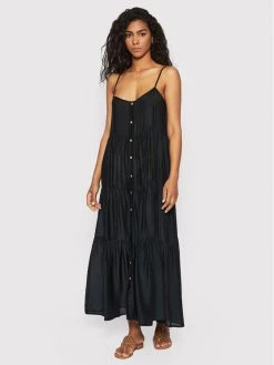 Polo Ralph Lauren Γυναίκες Καλοκαιρινά Φορέματα Φόρεμα καλοκαιρινό 21265378 Μαύρο Relaxed Fit