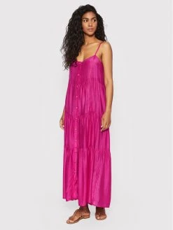 Polo Ralph Lauren Γυναίκες Καλοκαιρινά Φορέματα Φόρεμα καλοκαιρινό 21265378 Ροζ Relaxed Fit