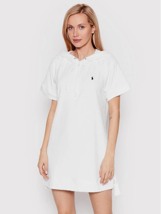 Polo Ralph Lauren Γυναίκες Ρούχα Παραλίας Φόρεμα παραλίας 21256376 Λευκό Regular Fit 3 Polo Ralph Lauren Γυναίκες Ρούχα Παραλίας Φόρεμα παραλίας 21256376 Λευκό Regular Fit