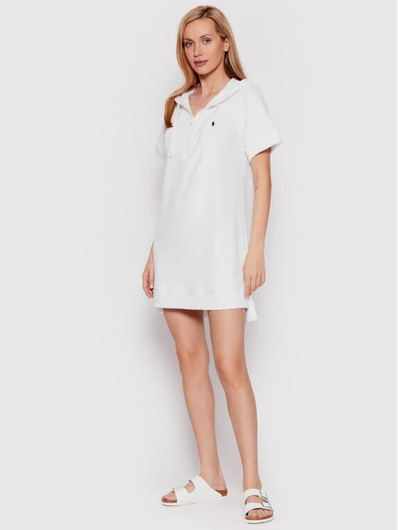 Polo Ralph Lauren Γυναίκες Ρούχα Παραλίας Φόρεμα παραλίας 21256376 Λευκό Regular Fit 4 Polo Ralph Lauren Γυναίκες Ρούχα Παραλίας Φόρεμα παραλίας 21256376 Λευκό Regular Fit - Image 2