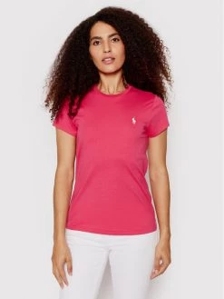 Polo Ralph Lauren Γυναίκες T-shirts T-Shirt 211847073020 Ροζ Regular Fit