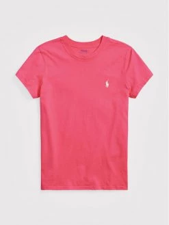 Polo Ralph Lauren Γυναίκες T-shirts T-Shirt 211847073020 Ροζ Regular Fit -Polo Ralph Lauren Κατάστημα unnamed file 2159