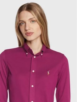 Polo Ralph Lauren Γυναίκες Casual Πουκάμισα Πουκάμισο 211664427036 Μωβ Slim Fit -Polo Ralph Lauren Κατάστημα unnamed file 216