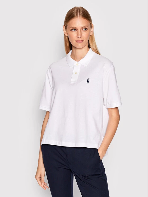 Polo Ralph Lauren Γυναίκες Μπλούζες Polo Polo 211863280002 Λευκό Relaxed Fit 3 Polo Ralph Lauren Γυναίκες Μπλούζες Polo Polo 211863280002 Λευκό Relaxed Fit