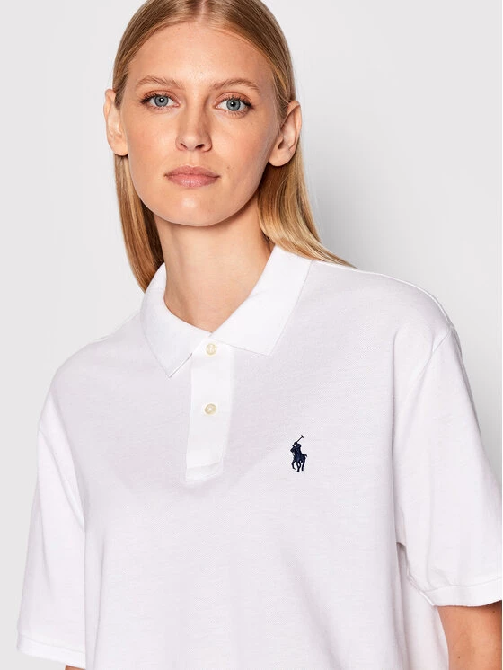 Polo Ralph Lauren Γυναίκες Μπλούζες Polo Polo 211863280002 Λευκό Relaxed Fit 6 Polo Ralph Lauren Γυναίκες Μπλούζες Polo Polo 211863280002 Λευκό Relaxed Fit - Image 4