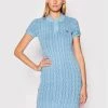 Polo Ralph Lauren Γυναίκες Πλεκτά Φορέματα Φόρεμα υφασμάτινο 211838098004 Μπλε Regular Fit -Polo Ralph Lauren Κατάστημα unnamed file 2229