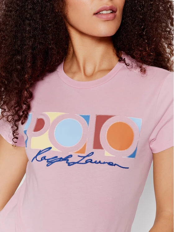 Polo Ralph Lauren Γυναίκες T-shirts T-Shirt 211856637005 Ροζ Regular Fit 6 Polo Ralph Lauren Γυναίκες T-shirts T-Shirt 211856637005 Ροζ Regular Fit - Image 4