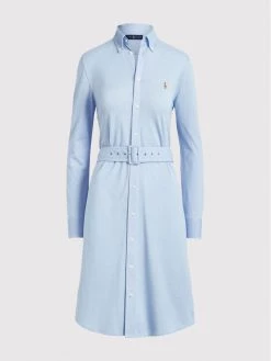 Polo Ralph Lauren Γυναίκες Φορέματα σε Στυλ Πουκάμισο & Σεμιζιέ Φόρεμα πουκάμισο 211800510002 Μπλε Regular Fit -Polo Ralph Lauren Κατάστημα unnamed file 2264