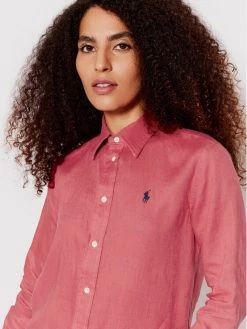 Polo Ralph Lauren Γυναίκες Casual Πουκάμισα Πουκάμισο 211827658015 Κόκκινο Relaxed Fit -Polo Ralph Lauren Κατάστημα unnamed file 2273