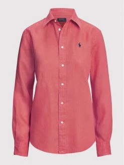 Polo Ralph Lauren Γυναίκες Casual Πουκάμισα Πουκάμισο 211827658015 Κόκκινο Relaxed Fit -Polo Ralph Lauren Κατάστημα unnamed file 2274