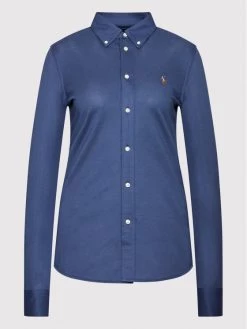 Polo Ralph Lauren Γυναίκες Casual Πουκάμισα Πουκάμισο 211664427033 Σκούρο μπλε Slim Fit -Polo Ralph Lauren Κατάστημα unnamed file 2345