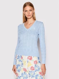 Polo Ralph Lauren Γυναίκες Πουλόβερ 211580008086 Μπλε Regular Fit