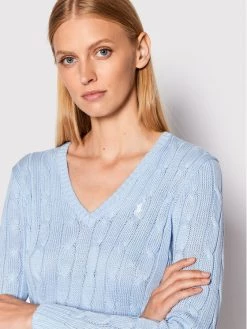 Polo Ralph Lauren Γυναίκες Πουλόβερ 211580008086 Μπλε Regular Fit -Polo Ralph Lauren Κατάστημα unnamed file 2349