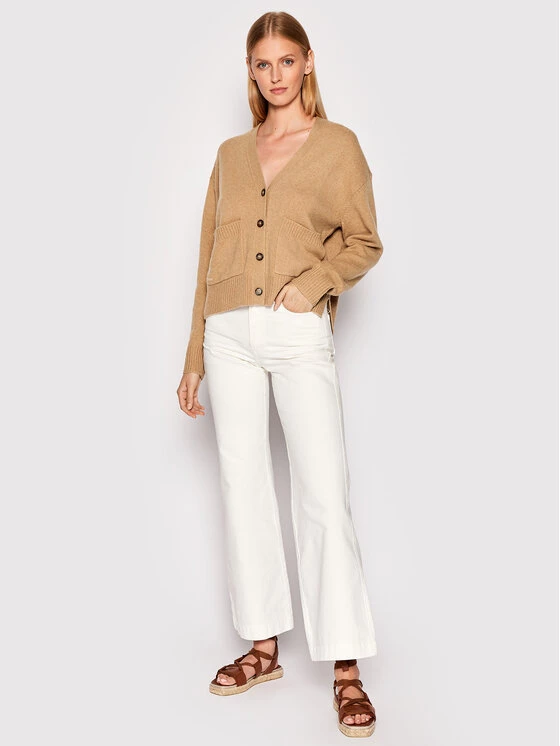 Polo Ralph Lauren Γυναίκες Ζακέτες Ζακέτα 211872735001 Καφέ Regular Fit 4 Polo Ralph Lauren Γυναίκες Ζακέτες Ζακέτα 211872735001 Καφέ Regular Fit - Image 2