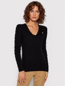 Polo Ralph Lauren Γυναίκες Πουλόβερ 211508656001 Μαύρο Regular Fit