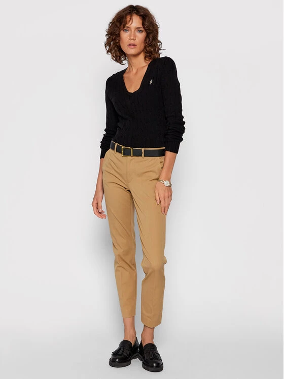 Polo Ralph Lauren Γυναίκες Πουλόβερ 211508656001 Μαύρο Regular Fit 4 Polo Ralph Lauren Γυναίκες Πουλόβερ 211508656001 Μαύρο Regular Fit - Image 2