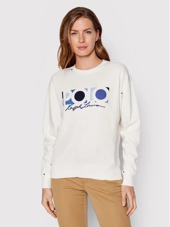 Polo Ralph Lauren Γυναίκες Μπλούζες Μπλούζα 211863429001 Λευκό Regular Fit 3 Polo Ralph Lauren Γυναίκες Μπλούζες Μπλούζα 211863429001 Λευκό Regular Fit